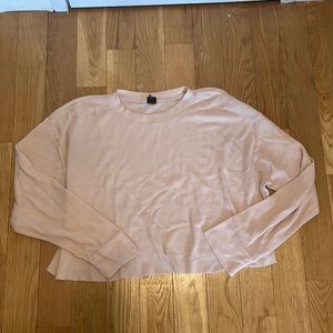 Wild Fable light pink waffle long sleeve